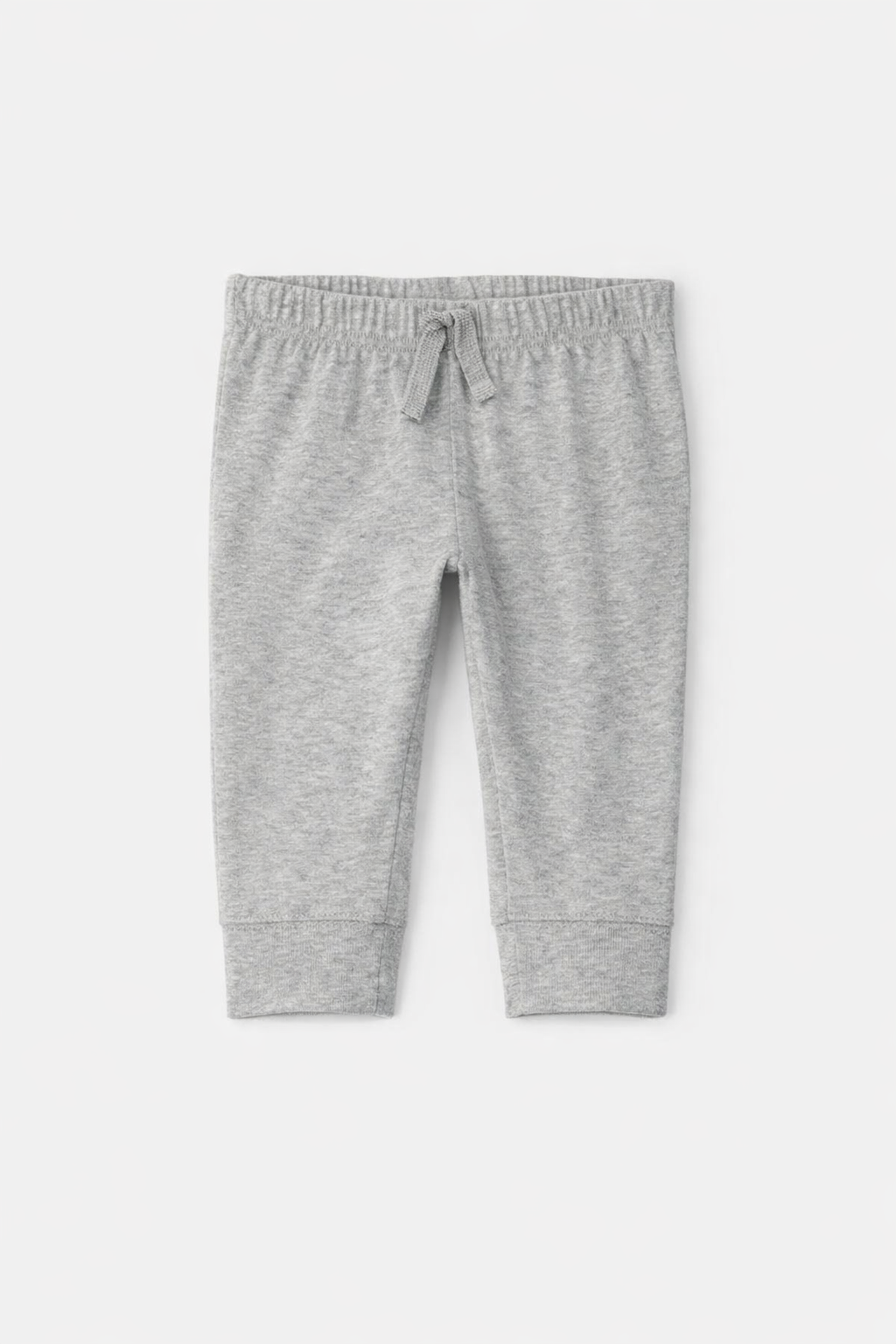 Carter's light grey baby pants - soft pull-on style, Newborn to 6M set