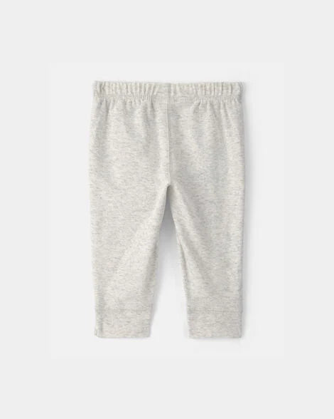 Carter's light grey baby pants - back view