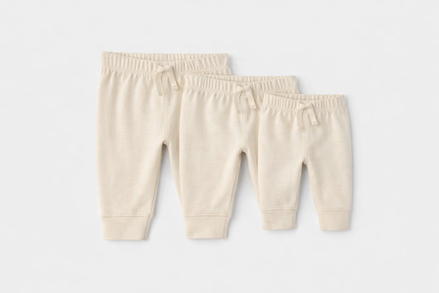 Carter's Size-Up Pants Set | Ivory, NB–6M (3-Pack)